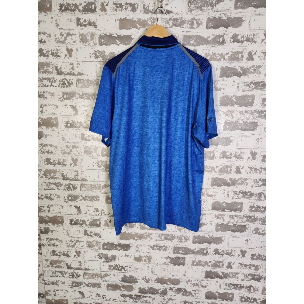 Nike Golf Polo Shirt Mens Large Blue Tour Performance‎ Moisture Wicking Stretch - Picture 5 of 13